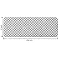 thumbnail image 7 of Gray White Checkered Pattern Kitchen Rug Mat,Kitchen Runner Rugs Non Skid Washable,Decorative Kitchen Floor Mats for Kitchen,Sink,Laundry,17"x47.2", 7 of 7