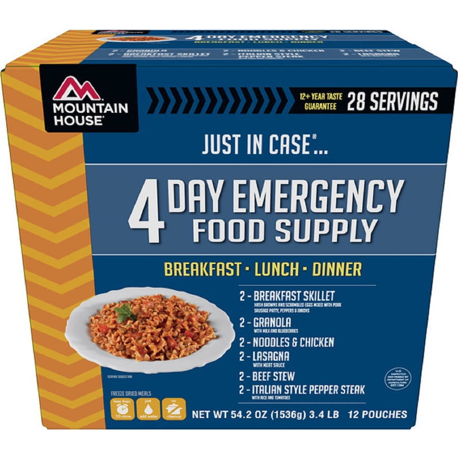 Mountain House Just In Case...® 4-Day Emergency Food Supply - Walmart.com