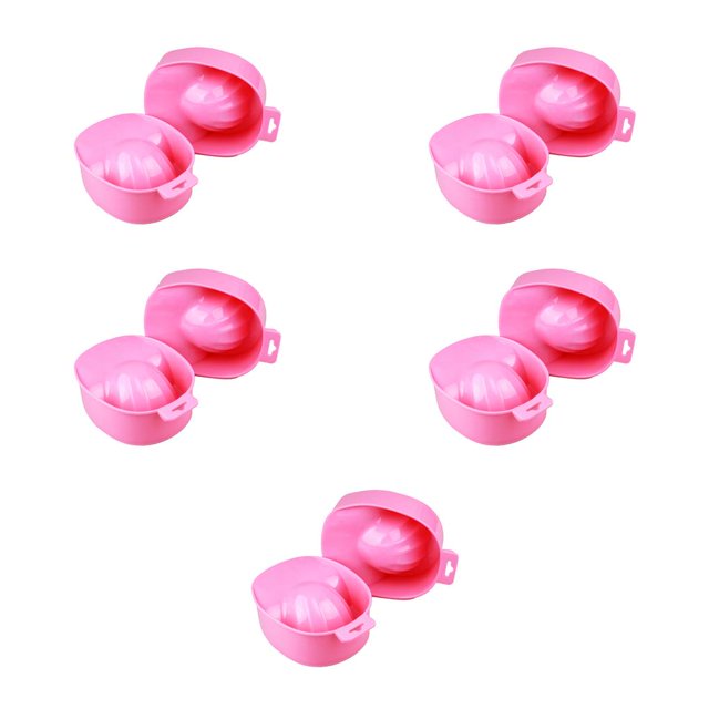 relayinert Acrylic Tips Polish Remover Manicure Care Tray Soaking Soaking Bowl 5Set
