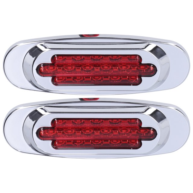 Lámparas Externas Automáticas Con Luz Trasera De 16 LED, LED Brillante, Fácil Instalación, Impermeables, Adecuadas Para Autobuses, Camiones, Camionetas