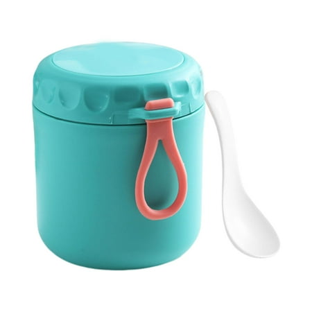 

Stainless Steel Soup Thermos - Portable Large Lunch Thermos Cup with Spoon - Stainless Steel Insulated Food Jar for Students Office Workers Campers
