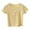 Yellow, variant on Ulitacool Summer Tshirts For Girls 18-24 Months Short Sleeve Tee Solid Color Crewneck T Shirt Comfortable Girl Clothes Pink