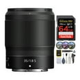 thumbnail image 1 of Nikon 20081 NIKKOR Z 35mm f/1.8 S Wide Angle Lens Bundle, 1 of 10