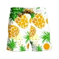 thumbnail image 5 of Xysaqa Mens Swim Trunks Big & Tall Men's Swimwear Swimsuits Hawaiian Beach Shorts Funny Fruits Print Men Swimming Trunks Casual Summer Board Shorts Bathing Suits 3X 4X 5X, 5 of 6