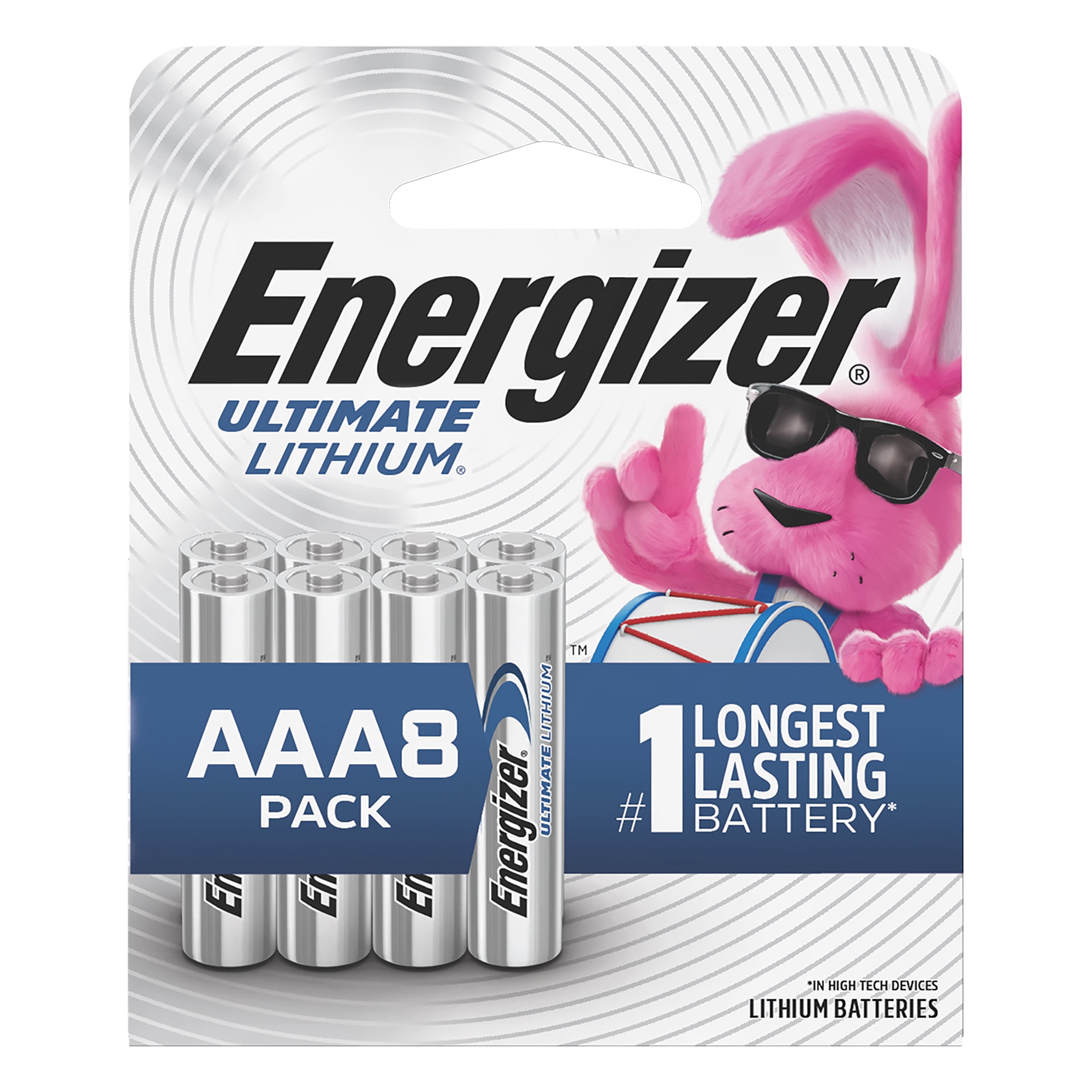Energizer Ultimate Lithium AAA Batteries (8 Pack), Lithium 1.5V Triple A Batteries