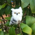 thumbnail image 3 of SPRING PARK Artificial Owl Simulation Ornaments DIY Craft Decoration Lovely Artificial Animal Owl Miniature Plush Toy Garden Ornament Photo Props, 3 of 5