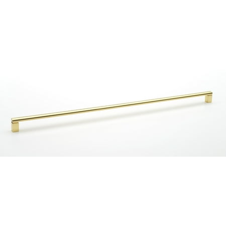Alno A430-18 Vogue 18 Center To Center Luxury Modern Solid Brass Cabinet Handle / Drawer
