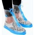 thumbnail image 4 of Rain Shoe Covers , Waterproof Shoe Covers for Men Women , Reusable Galoshes Overshoes Clear / Blue Small, 4 of 4