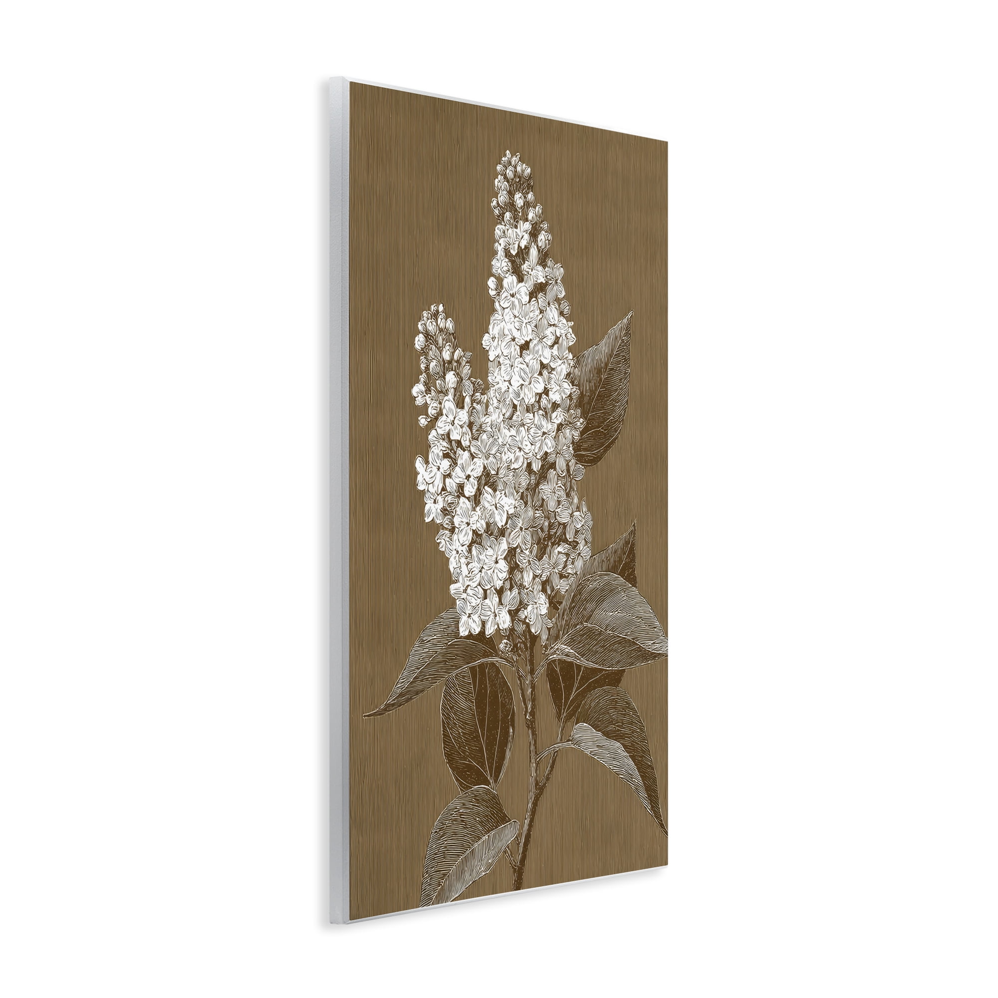 Stupell Industries Vintage Striped Lilac Study Wall Plaque Art, design by Petal Prints Design