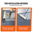 thumbnail image 6 of VEVOR Carpet Protection Film, 24" x 200' Floor and Surface Shield with Self Adhesive Backing & Easy Installation, Polyethylene Adhesive Car Mat Protector Roll for Construction & Renovation, 6 of 7