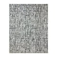 thumbnail image 4 of Gertmenian Quattro Lhasa Modern Abstract Gray/Black/Ivory Area Rug, 9x13, 4 of 7