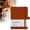 Brown, variant on NUOKO A6 Lined Journal Notebooks with Pen Loop, Hardcover Notebook Journal for Work, 120Gsm Premium Thick Paper with Inner Pocket