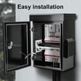 thumbnail image 4 of Outdoor Electrical Box, Cold-Rolled  Plate,  Alloy  Beam, One- Ventilation Design, IP65 , Wall/Pole Mounted (17.8" x 13.8" .9"), 4 of 7