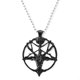 thumbnail image 5 of Skull Pendants Necklace Men Fashion Pentagram Goat Head Pendant Chain Unisex Luck Alloy Gothic Jewelry Stainless Steel, 5 of 5