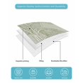 thumbnail image 5 of Summer Palm Leaf Twin XL Size Down Alternative Comforter, Lightweight Comforter Quilt Bedding Set with Pillow Shams Green Tropical Bloom Silhouettes All Seasons Bed Comforter Duvet Insert 68"x98", 5 of 7