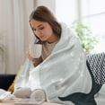 thumbnail image 6 of Ocean Cute Mermaid Blankets Flannel Blanket with Soft Throw Blanket for Couch, Bed, Sofa Luxurious Warm And Cozy for All Seasons, 6 of 8