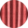 thumbnail image 1 of Ahgly Company Machine Washable Indoor Round Oriental Red Modern Area Rugs, 6' Round, 1 of 4