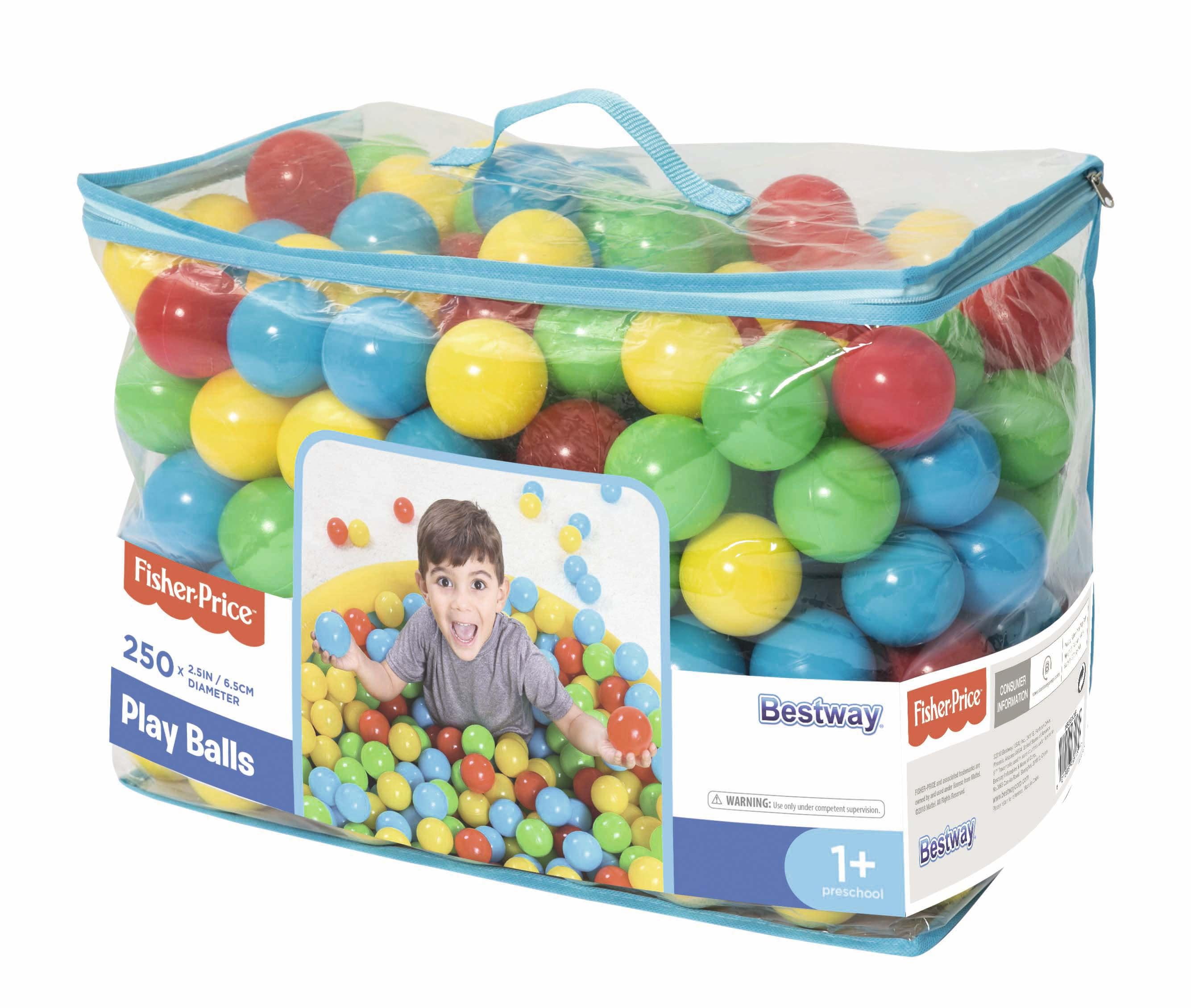 Fisher-Price 250 Play Balls - 2.5' Multi-Colored