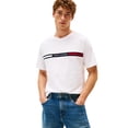 thumbnail image 1 of Camiseta Tommy Hilfiger para hombre con inserto en el pecho blanca, 1 of 5