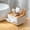 B, variant on Stable Padded Base Tissue Paper Box, Wide Dispensing Desktop Storage Case, Wipeable Clean Household Organizer, Versatile Multifunctional Home Sundry Container, 19 *15 * 13cm