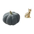 thumbnail image 1 of Escultura De Almohada De Peluche De Gato Y Calabaza De Halloween, Cojín Decorativo Para Sofá, Adorno Artesanal De Animales Para Cama, Dormitorio, Habitación, Decoración De Chimenea, 1 of 8