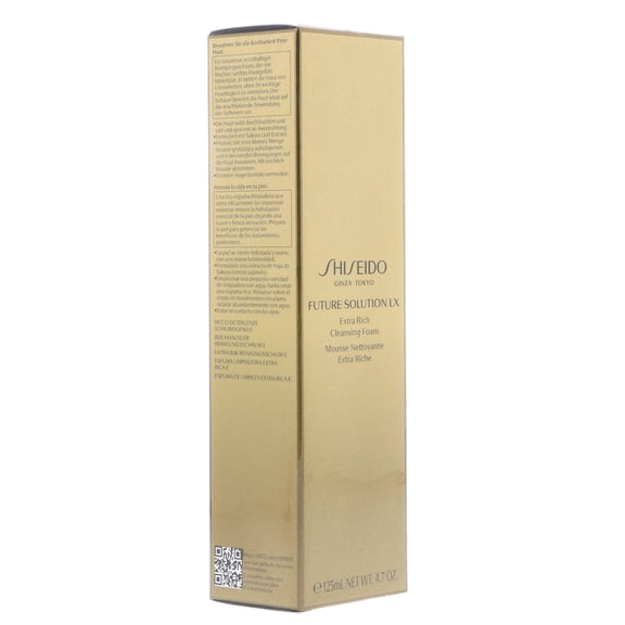 Shiseido Future Solution LX Extra Rich Cleansing Foam, 4.7 oz