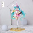 thumbnail image 1 of 2022 nuevo Anime Hatsune Miku lindo Kawaii Orejas de conejo Miku traje de baño figura de PVC cantante Virtual figura de acción juguete de modelos coleccionableszhangyuxiang, 1 of 4