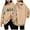 Khaki, variant on Christmas Tree Hoodies for Women 2025 Long Sleeve Holiday Casual Graphic Hooded Sweatshirt with Pockets Pullover Tops