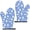 Black-2, variant on Set Of Two Halloween Themed Oven Mitts Heat Resistant Cooking Gloves For Home And Outdoor Grilling
