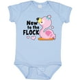 thumbnail image 3 of Inktastic New to the Flock Cute Baby Flamingo Boys or Girls Baby Bodysuit, 3 of 5