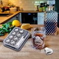 thumbnail image 3 of pdqouc Moules à Glaçons Réutilisables en Forme de Cœur en Acier Inoxydable Ensemble Cadeau pour Hommes et Femmes Parfaits pour Boissons Glaçons Uniques Cadeau, 3 of 3