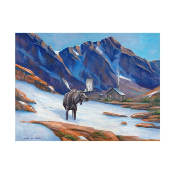 Canvas Wall Art - John Zaccheo 'High in the Rockies' Wall Art for Living Room, Bedroom, or Office Décor by Trademark Fine Art - 19 x 14 Inches