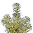 thumbnail image 3 of Vickerman G190724 2 ft. x 16 in. Champagne Tinsel Tree with 75 PVC Glittered Tips, 3 of 3