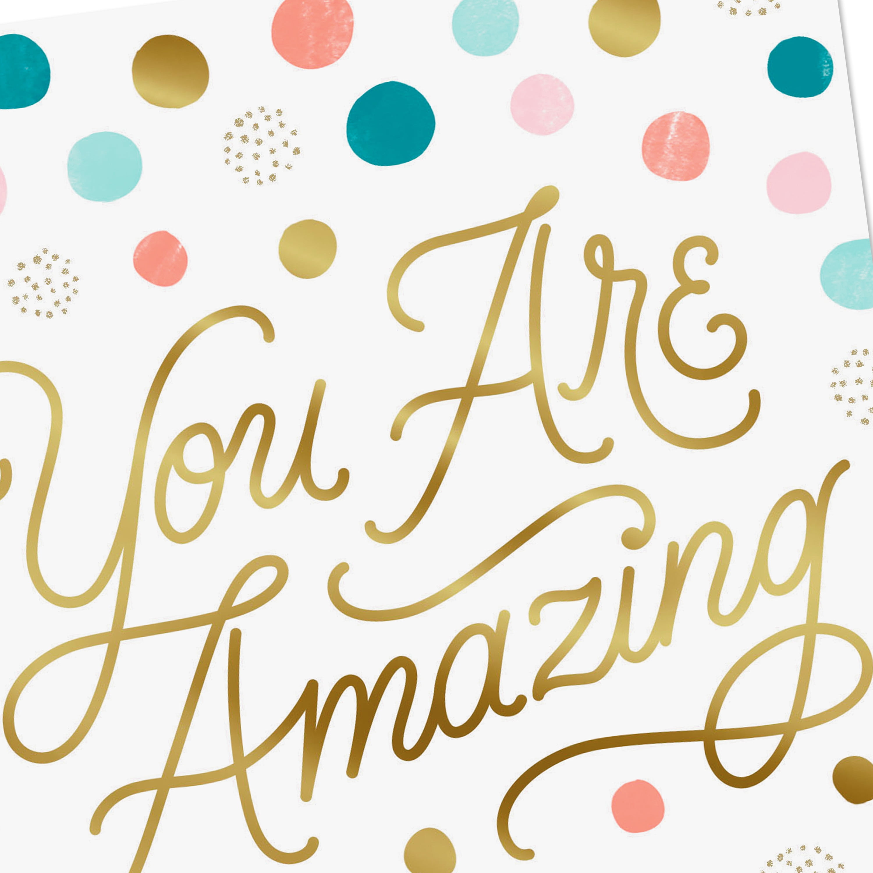 (2 pack) Hallmark Personalized Video Birthday Card, You Are Amazing (Record Your Own Video Greeting)