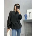 thumbnail image 3 of Camisa de manga larga con ilusión para mujer de Vestpolo, dos piezas, con bloques de color, ropa elegante para ir al trabajo, 3 of 4