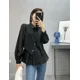thumbnail image 3 of Camisa de manga larga con ilusión para mujer de Vestpolo, dos piezas, con bloques de color, ropa elegante para ir al trabajo, 3 of 4