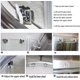 thumbnail image 5 of 4 ruedas para puertas de ducha de 23 mm, ruedas corredizas para puertas de ducha, ruedas gemelas para puertas de ducha para puertas de vidrio curvadas de 4 a 6 mm, 5 of 5