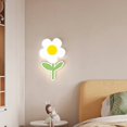 thumbnail image 2 of Creative Flower Shape Bedroom Wall Lamp, Decorative Wall Sconces, Metal Princess Room Wall Light, 2 of 3