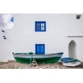 thumbnail image 2 of Bibikow, Walter 18x13 Black Ornate Wood Framed with Double Matting Museum Art Print Titled - Spain-Canary Islands-Fuerteventura Island-Pozo Negro-fishing boats, 2 of 4