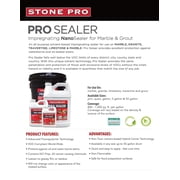 Stone Pro Pro Sealer Impregnating Sealer for Sealing Marble, Granite, Travertine, Tile & Grout (1 Pint – 16 Fl Oz)