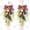 Daisy Swag, variant on 6 Pcs Easter Egg Candle Rings Wreaths Mini Artificial Spring Easter Egg Berry Wreath for Front Door Hanging Kitchen Cabinet Wreath with Ribbon for Porch Wall Window Farmhouse Decor