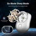 thumbnail image 3 of Mini Rasoirs Portables Sans Fil Rechargeables USB Rasoir Électrique Humide & Sec Indolore Petite Taille Rasage en Machine pour Hommes, 3 of 5