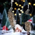 thumbnail image 3 of Adornos para el árbol de Navidad Adornos de cuña colgantes Adornos decorativos de cervatillo transparente Decoración del hogar para el árbol de Navidad Suministros para fiestas, 3 of 5