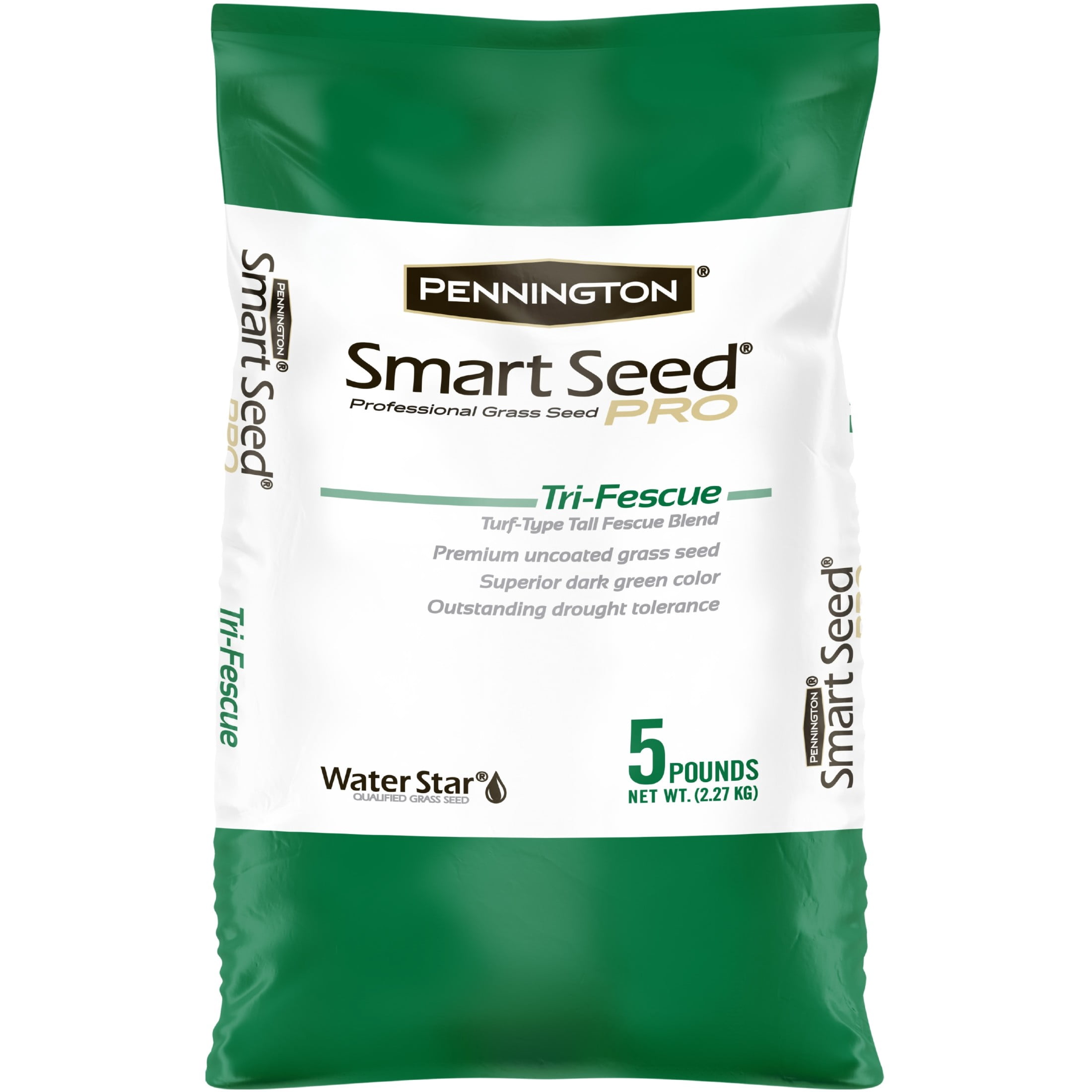 Pennington Smart Seed Pro Grass Seed Tri-Fescue Grass Blend, 5 lb., 1 Pack, New