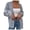 Light Gray, variant on Women Sweater Winter Fair Isle Snowflake Knit Button Up Long Sleeve Cardigan Winter Holiday (Pink, S)
