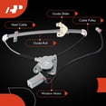 thumbnail image 6 of A-Premium Power Window Regulator with Motor Compatible with Honda Civic 2001-2005 Rear Driver Side, 6 of 9
