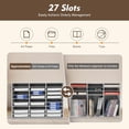 thumbnail image 4 of File Sorting Cabinet, 27 Slot Mail Organizer Countertop, Desktop Mail Sorter Literature Organizer, Classroom Mailbox Literature Slots, for Homes, Schools, Offices, White, 4 of 9
