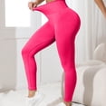 thumbnail image 4 of Mnuaqn Anti Cellulite Compression 3D Leggings Women Butt Lifting Tummy Control with Resistance Bands Gym Yoga Pants Hot Pink,Size M, 4 of 5