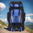 thumbnail image 2 of Yucurem Fishing Backpack 80L Climbing Backpack Large Capacity Hiking Backpack Travel Accessories (Blue), 2 of 7