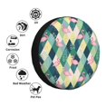 thumbnail image 5 of Rv Spare Tire Cover 16 inch - Colorful Bird Leaves Tire Covers for Trailers, Adjustable Camper Spare Tire Cover, 5 of 7